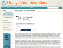 Tablet Screenshot of orangecomforter.net